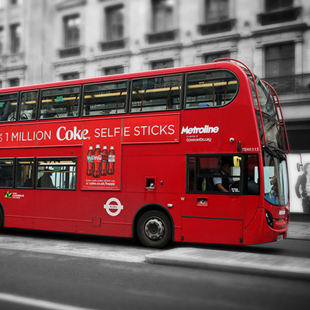 Coca-Cola visual design work example